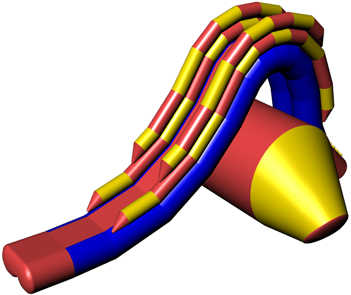 Inflatable water slide IGUASU-6