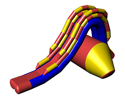 IGUASU Inflatable water slide